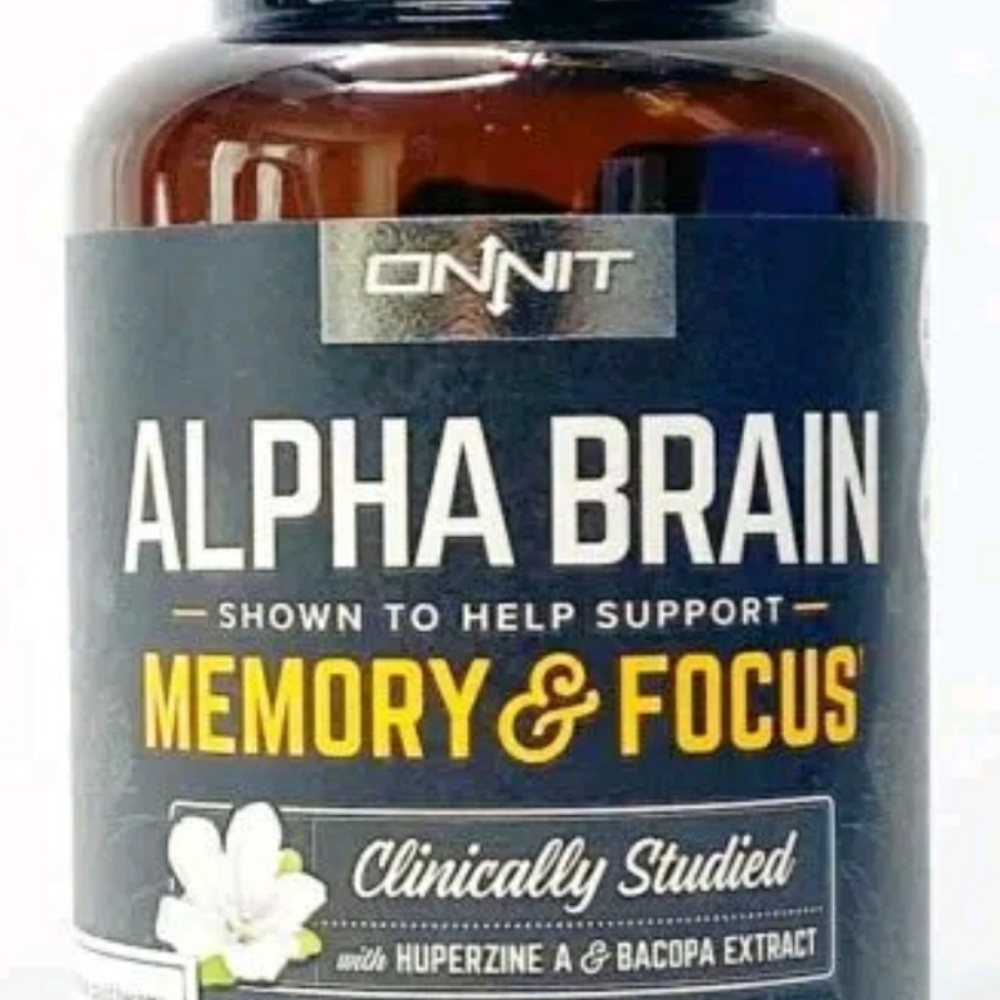 Onnit Alpha Brain Memory Focus 90